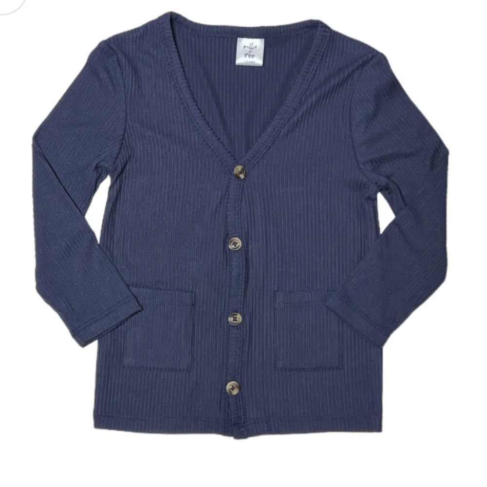 Millie + Roo Ribbed Cardigan - Picture 6 of 6